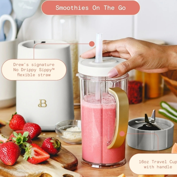 ❤️ New Beautiful White Icing Personal Blender set by Drew Barrymore - Picture 4 of 12